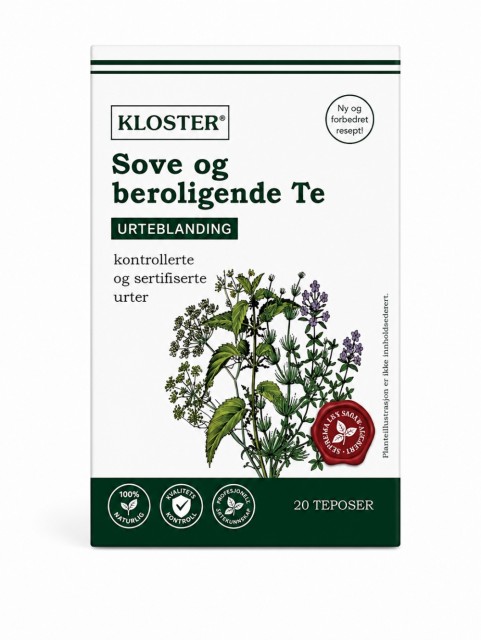 Sove og beroligende te 20 psr Kloster